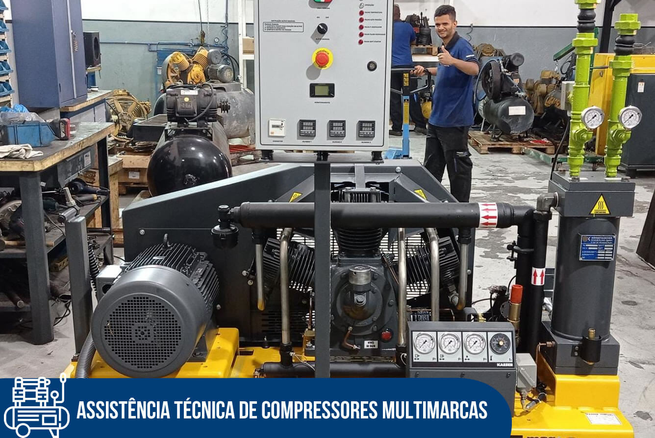 Assistência Técnica de compressores parafuso em Piracicaba