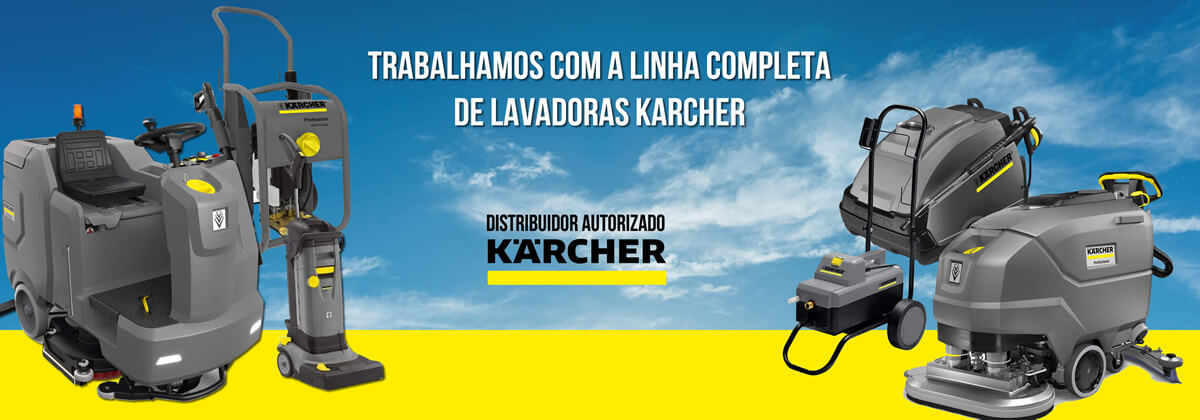Distribuidor autorizado kartcher, linha industrial